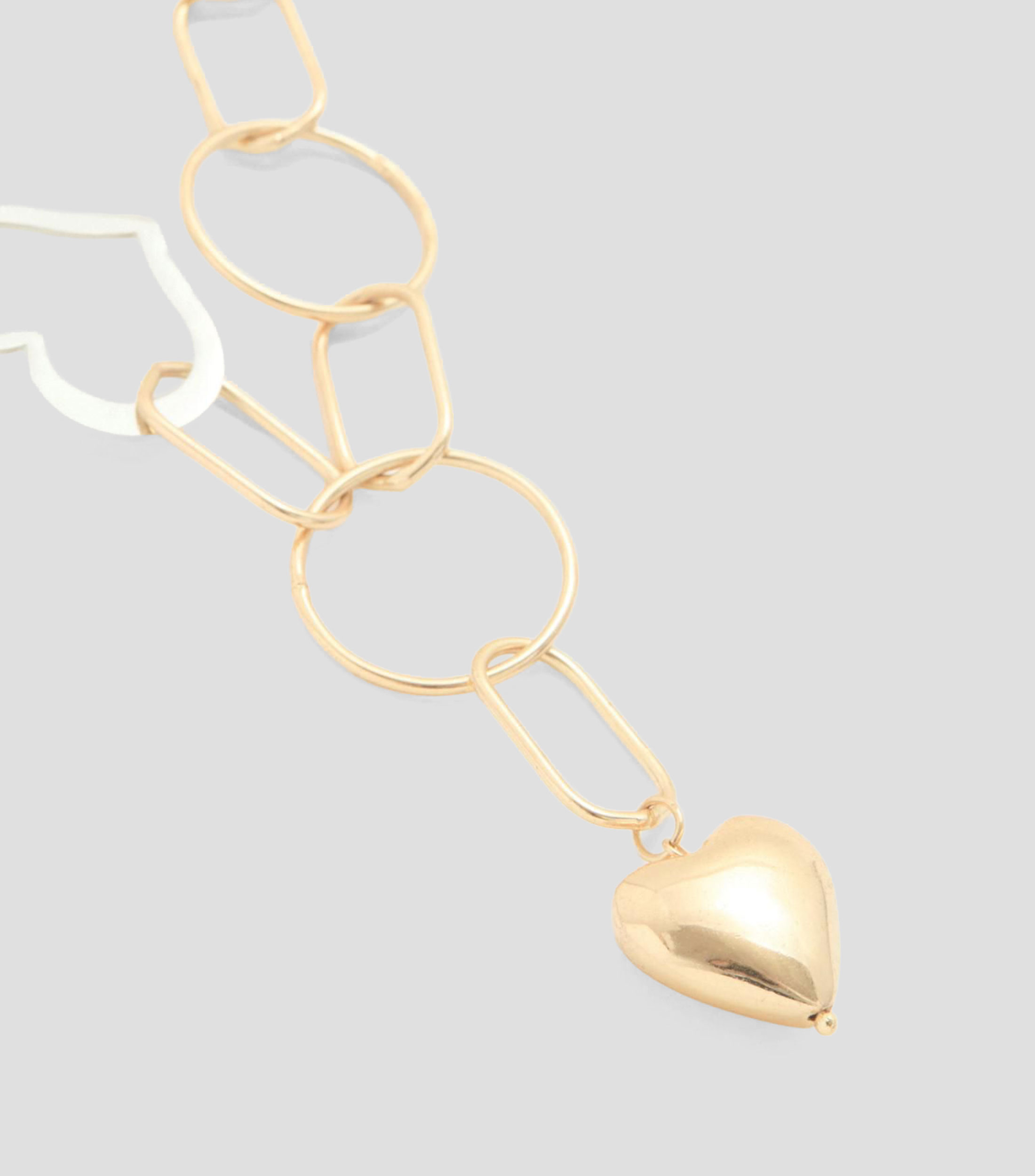 Collar con dije de corazón Mujer